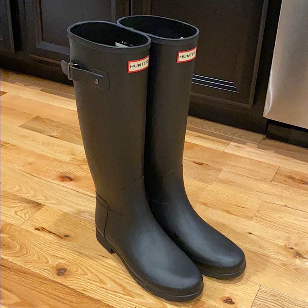 Hunter original refined rain boots